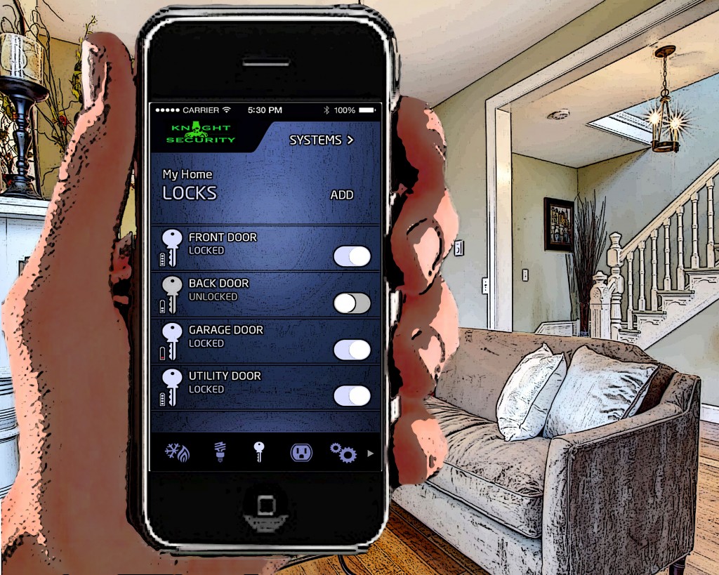 Cell Phone App to control your home automation
